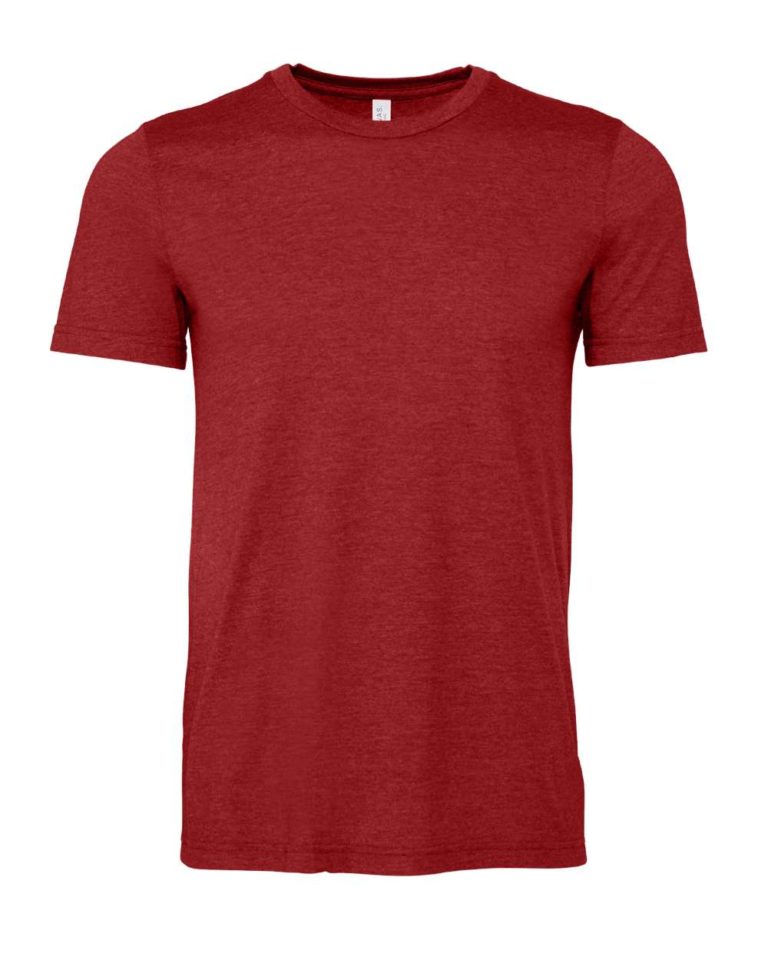 BELLA_+_CANVAS_3001CVC_Heather_Canvas_Red_Front_High